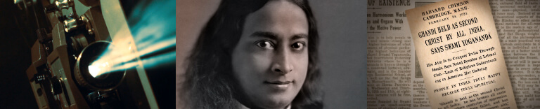 Behind the scenes images of the filming of Awake: The Life of Yogananda